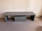 Tv meubel met lade kast, Ophalen, Kunststof, Gebruikt, 100 tot 150 cm