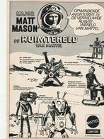 Retro reclame 1970 Mattel Major Matt Mason speelgoed, Verzenden, Overige typen
