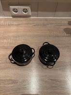 Mini Pannetjes voor Sausjes, Huis en Inrichting, Kookpan of Snelkookpan, Nieuw, Ophalen of Verzenden, Gietijzer