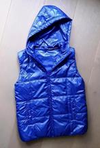 Te koop: Mooie zgan bodywarmer met vaste capuchon MT; S/M, Maat 38/40 (M), Blauw, Overig, Ophalen of Verzenden