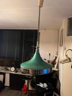 Vintage groene lamp, Huis en Inrichting, Lampen | Hanglampen, Kunststof, Gebruikt, Vintage, Ophalen of Verzenden