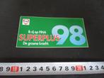 sticker ik rij op FINA superplus 98 de groene kracht *, Ophalen, Zo goed als nieuw