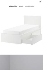 Eenpersoonsbed wit 90x200 ikea, 90 cm, Eenpersoons, Wit, Ophalen of Verzenden