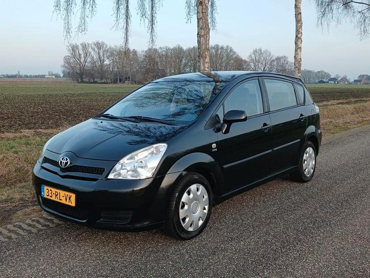 Toyota Corolla Verso 1.6 Vvti AIRCO, Auto's, Toyota, Bedrijf, Benzine, C, MPV, Handgeschakeld, Origineel Nederlands, Zwart, Voorwielaandrijving