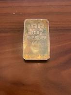 IGR 100 gram zilverbaar, Ophalen of Verzenden, Zilver