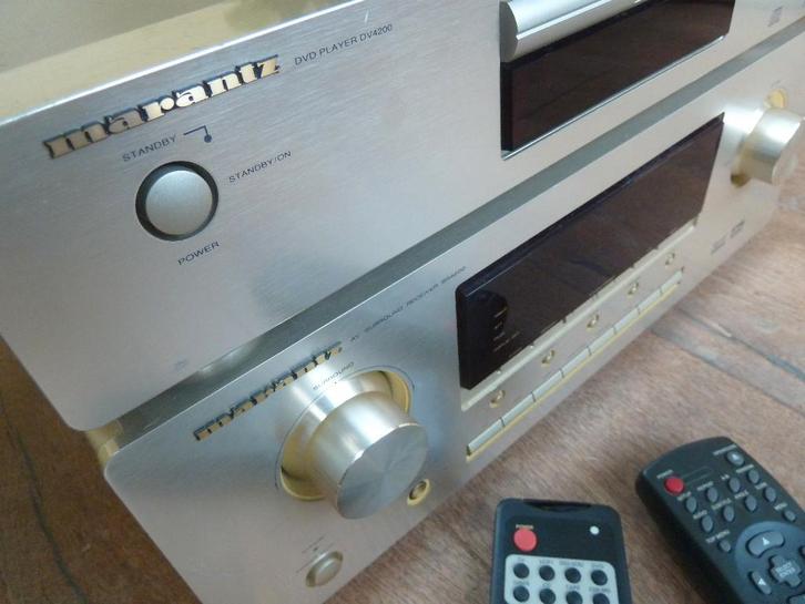 Mooie Technisch 100% Goede MARANTZ Receiver +CD/DVD + Afst B, Audio, Tv en Foto, Versterkers en Receivers, Zo goed als nieuw, 60 tot 120 watt
