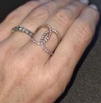 Rozegouden ring met paarse amethist, met bon en certificaat, Sieraden, Tassen en Uiterlijk, Ringen, Ophalen of Verzenden, Zo goed als nieuw