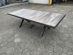 Castilla negro kruispoot 243x103cm lesli licht beschadigd, Tuin en Terras, Tuintafels, Ophalen, Nieuw, Rechthoekig