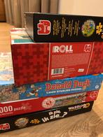 Puzzelpakket 4 puzzels en een puzzelmat, Hobby en Vrije tijd, Ophalen of Verzenden, Zo goed als nieuw