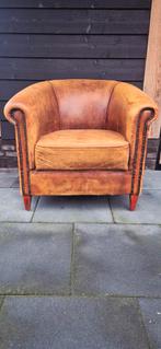 Schapenleren club fauteuil, Ophalen