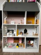 Grachtenpand poppenhuis hout, Kinderen en Baby's, Speelgoed | Poppenhuizen, Poppenhuis, Gebruikt, Ophalen