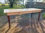 Grote eettafel 215 x 90, hoogte 78, Huis en Inrichting, Tafels | Eettafels, 200 cm of meer, 50 tot 100 cm, Gebruikt, Rechthoekig