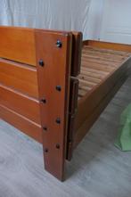 Robuust houten 1 persoonsbed 80x190, Ophalen, Gebruikt, 180 cm of meer, 70 tot 85 cm