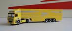 Herpa DAF CF SC demo geel, Hobby en Vrije tijd, Modelauto's | 1:87, Verzenden, Zo goed als nieuw, Bus of Vrachtwagen, Herpa