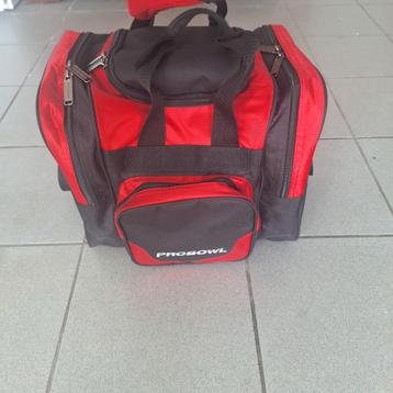 Bowlingbal tas kleur rood  beschikbaar voor biedingen