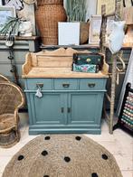 Antieke commode ladekast dressoir kaptafel buffetkast groen, Ophalen, 25 tot 50 cm, Minder dan 100 cm