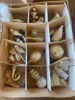 Antieke/vintage zilveren glazen kerstballen/kerstornamenten, Diversen, Kerst, Ophalen of Verzenden, Zo goed als nieuw
