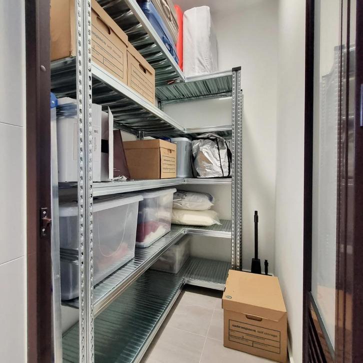 Stellingkast van metaal – wandrek / stellage / schappenrek, Huis en Inrichting, Kasten | Overige, Nieuw, Ophalen of Verzenden