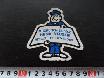sticker Venlo Henk Veugen autoruiten service 077-45068  beschikbaar voor biedingen