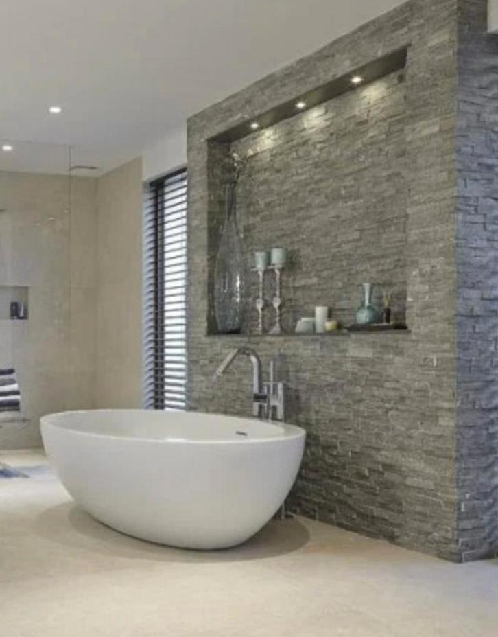 Stone Design Keramische Steenstrips - KOOPJE!, Doe-het-zelf en Verbouw, Tegels, Nieuw, Wandtegels, Keramiek, Minder dan 20 cm