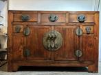 Antiek Chinees Elm Sideboard - 19e Eeuw, Antiek en Kunst, Ophalen of Verzenden