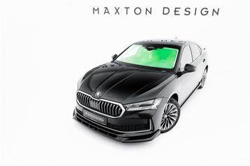 Maxton Design Skoda Superb Mk4 Splitter Voorspoiler Spoiler  beschikbaar voor biedingen