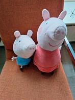 Knuffel Peppa Pig en George, Kinderen en Baby's, Speelgoed | Knuffels en Pluche, Ophalen, Zo goed als nieuw, Overige typen
