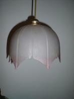 art deco hanglamp roze, Huis en Inrichting, Lampen | Hanglampen, Art deco, Ophalen of Verzenden, Minder dan 50 cm, Glas