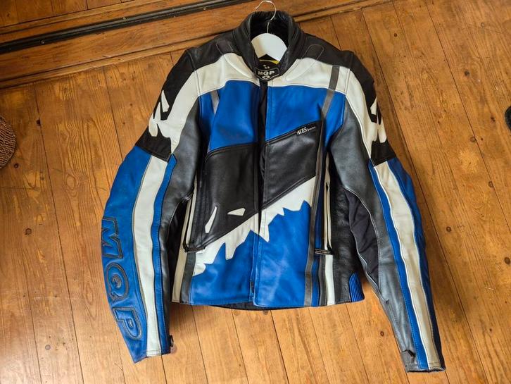 Motorjas (mt52), motorbroek (260) MQP en motorlaarzen (43), Motoren, Kleding | Motorkleding, Jas | leer, Tweedehands, Ophalen
