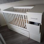 Peuterbed/babybed met commode en opbergruimte, Ophalen, Gebruikt, Ledikant
