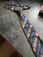 Stijlvolle Blauwe Stropdas met Patroon, Ophalen of Verzenden, Gedragen, Blauw, Met patroon