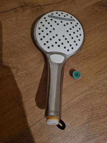 NIEUWE Tiger Sava Handdouche Douchekop Ø 11,9 + water saver beschikbaar voor biedingen