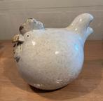 Kip keramiek potterie geglazuurd 18 hoog, 21 cm breed, Antiek en Kunst, Antiek | Keramiek en Aardewerk, Ophalen of Verzenden