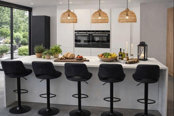 Eiland keuken NIEUW MAT WIT / DIRECT LEVERBAAR! OUTLETPRIJS, Huis en Inrichting, Keuken | Complete keukens, Nieuw, Overige typen