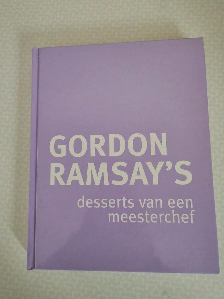 Desserts Van Een Meesterchef ,9789043902083,Gordon Ramsay, Boeken, Kookboeken, Zo goed als nieuw, Hoofdgerechten, Taart, Gebak en Desserts