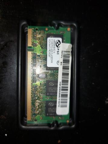 PSC 512MB DDR2 SODIMM Laptop Geheugen beschikbaar voor biedingen