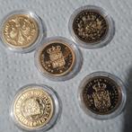 Oude munten verguld zilver munten 925, Postzegels en Munten, Edelmetalen en Baren, Ophalen of Verzenden, Zilver