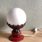 Tafellamp, keramiek jaren 70, Huis en Inrichting, Lampen | Tafellampen, Minder dan 50 cm, Keramiek, tafellamp, vintage, bollamp