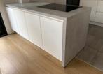 Kookeiland, Huis en Inrichting, Keuken | Complete keukens, Ophalen, Gebruikt, Wit, Greeploos