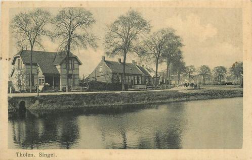 (386-281-005) Tholen Singel, Verzamelen, Ansichtkaarten | Nederland, Zeeland, Verzenden