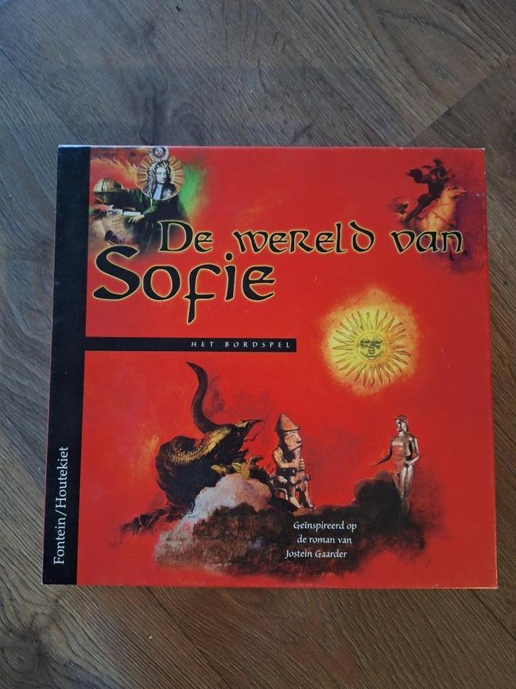 De Wereld van Sofie - Bordspel, Hobby en Vrije tijd, Gezelschapsspellen | Bordspellen, Zo goed als nieuw, Een of twee spelers
