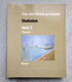 Statistiek deel 2 theorie, Van den Brink & Koele, Overige onderwerpen, Ophalen, Gelezen