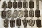 Brocante oude chocoladeletter mallen, Antiek en Kunst, Ophalen of Verzenden