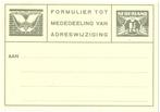 Nederland - Geuzendam verhuiskaart 18b [1946], Postzegels en Munten, Brieven en Enveloppen | Nederland, Verzenden, Envelop