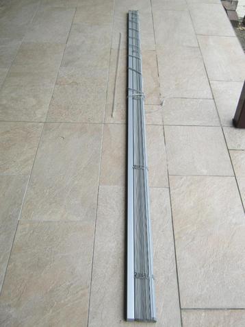horizontale jaloezie, aluminiumkleur, H 163 cm, B 235 cm beschikbaar voor biedingen