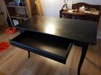 Charmant zwart bureau / tafel IKEA, Huis en Inrichting, Gebruikt, Ophalen