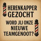 Heren kapper gezocht amsterdam, Vacatures, Vacatures | Uiterlijke verzorging, Overige vormen