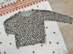 Zacht vest vestje tijgerprint knoopsluiting mt 110 nieuwst, Meisje, Trui of Vest, Ophalen of Verzenden, Zo goed als nieuw