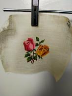 voorbedrukt stramien rozen 17 x 15 cm, Ophalen of Verzenden, Nieuw, Handborduren, Patroon