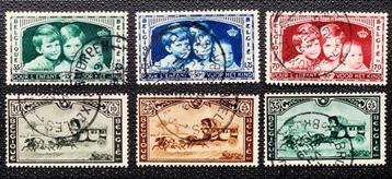 Belgie 404-409 gestempeld beschikbaar voor biedingen